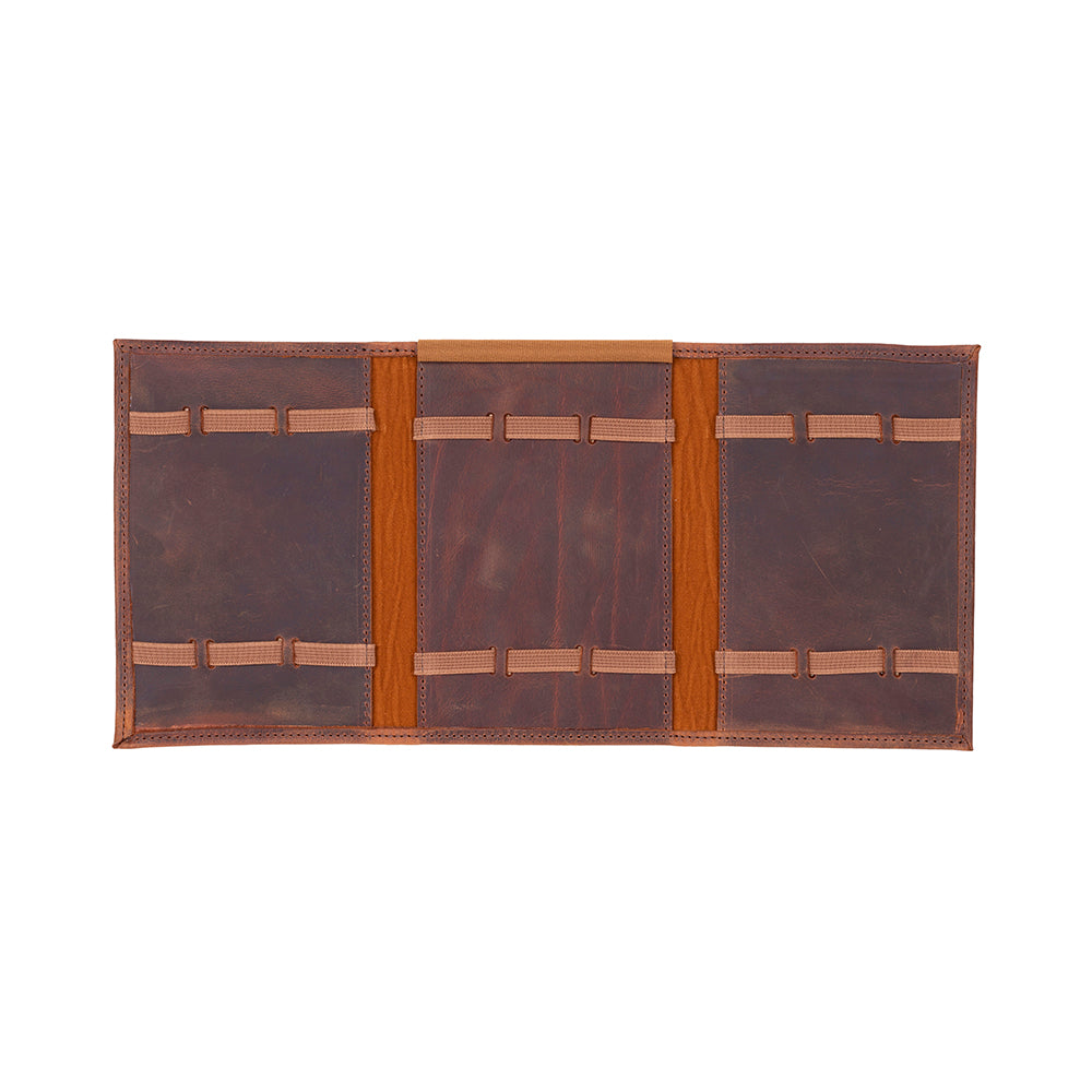 Hakiki Deri Saat Kordonu Taşıma Çantası - Triple