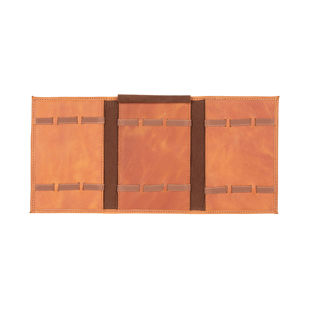 Hakiki Deri Saat Kordonu Taşıma Çantası - Triple