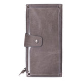 Hakiki Deri Omuz Askılı Çapraz Çanta Gri - Lozan Strap