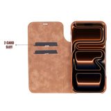 iPhone 17 Pro Hakiki Deri Kartlıklı Telefon Kılıfı - Sonat