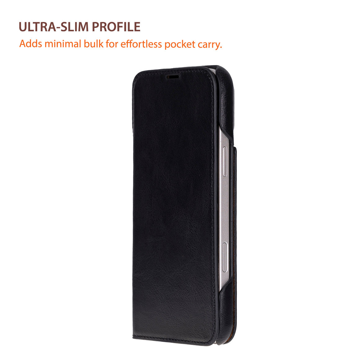 iPhone 17 Pro Max Hakiki Deri Kartlıklı Telefon Kılıfı - Sonat