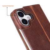 iPhone 17 Hakiki Deri Kartlıklı Telefon Kılıfı - Sonat