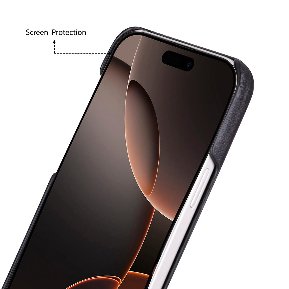 iPhone 17 Pro Max Hakiki Deri Magsafe Uyumlu Kılıf - UJ