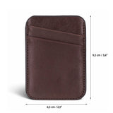 Hakiki Deri Mıknatıslı Kartlık - Maggy Fit CC