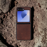 Samsung Z Flip 6 Hakiki Deri Kılıf - Flex