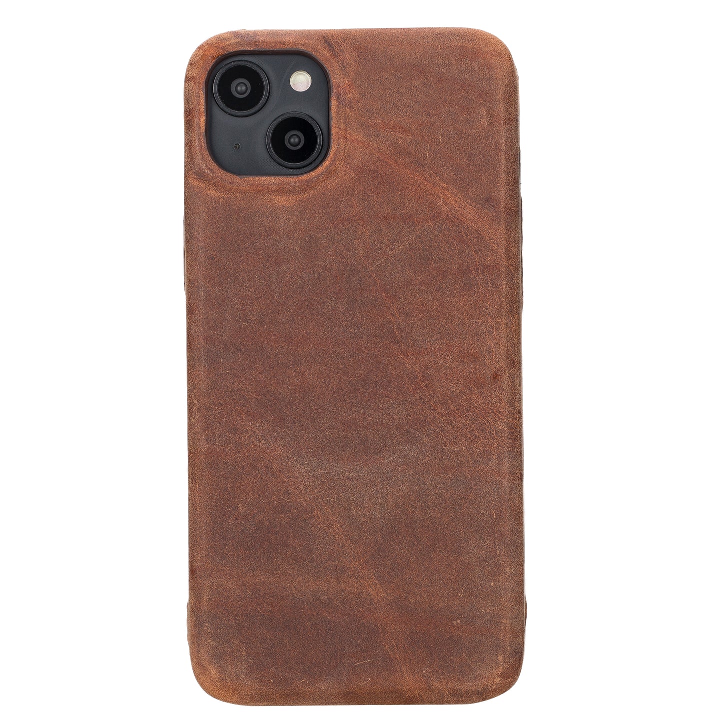 Apple iPhone 15 Uyumlu Deri Arka Kapak-Rock Cover