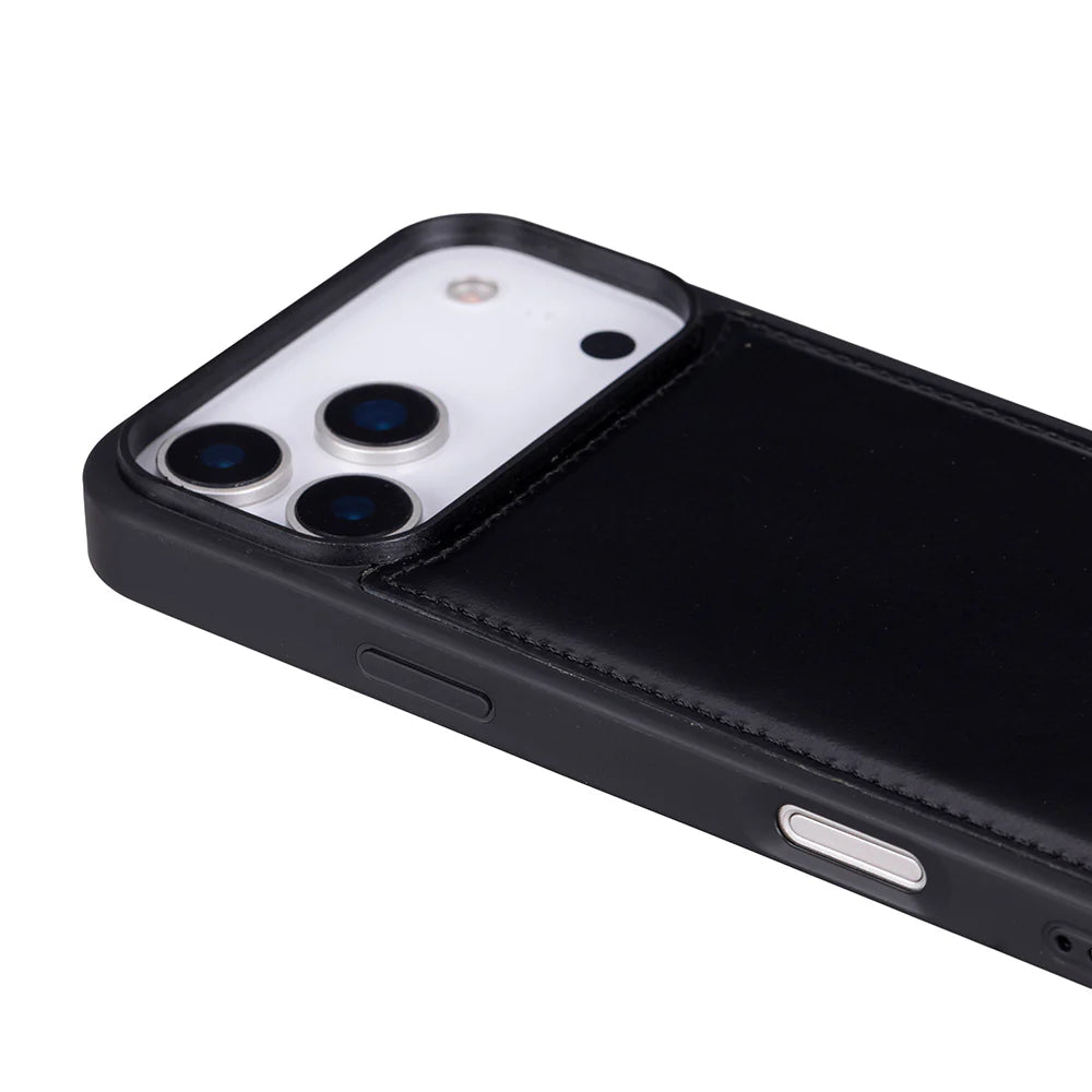 iPhone 17 Pro Hakiki Deri Kılıf - Flex