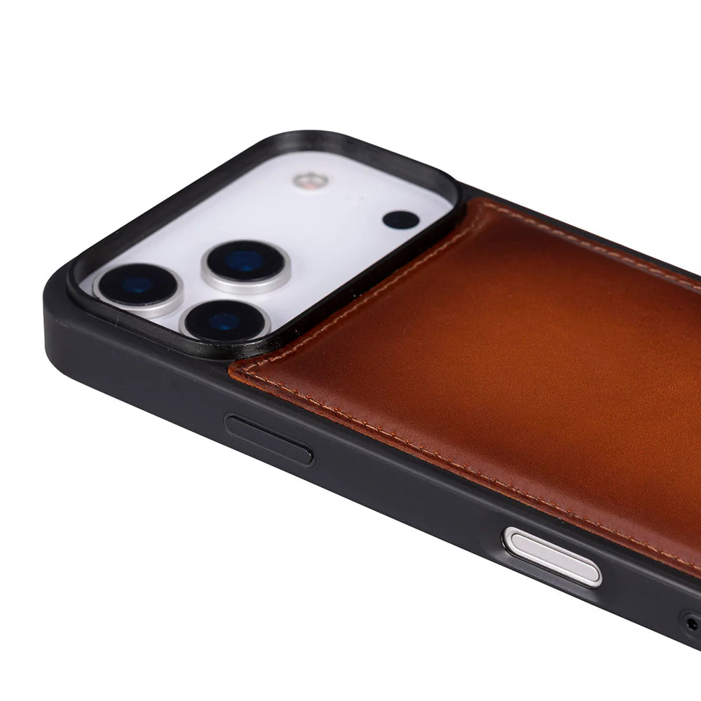 iPhone 17 Pro Max Hakiki Deri Kılıf - Flex
