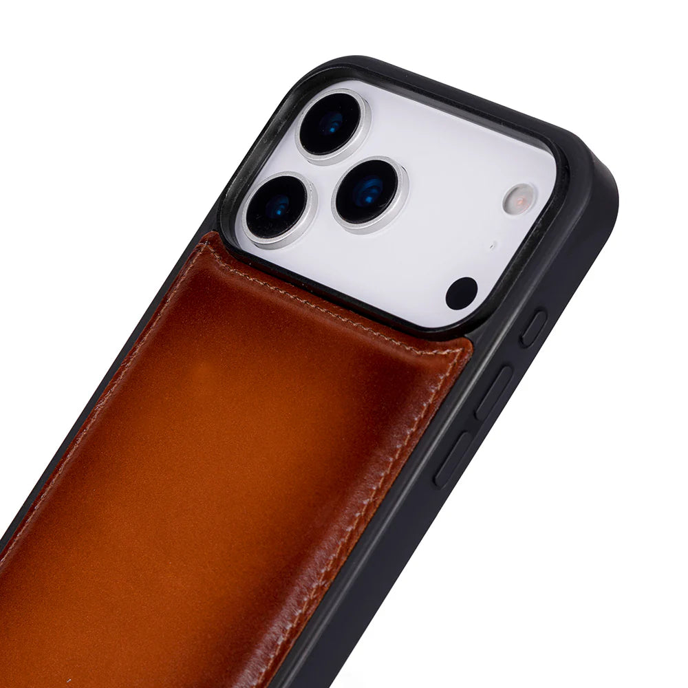 iPhone 17 Pro Max Hakiki Deri Kılıf - Flex