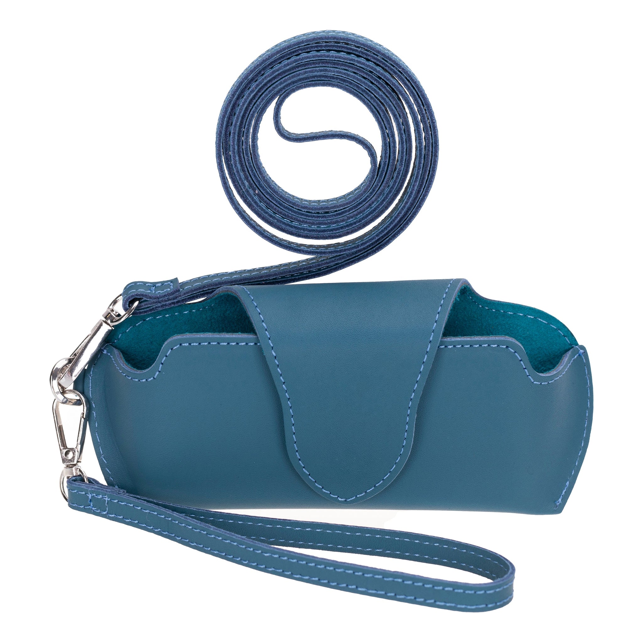 Hakiki Deri Askılı Gözlük Kılıfı - Rivlera