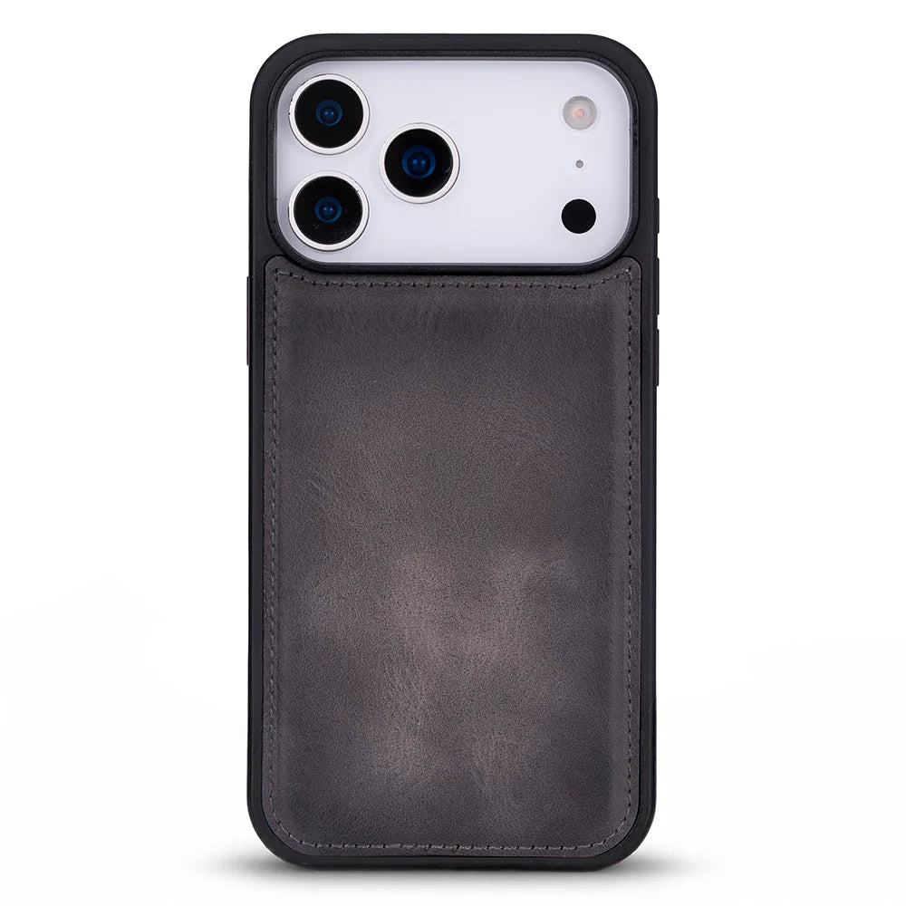 iPhone 17 Pro Hakiki Deri Kılıf - Flex