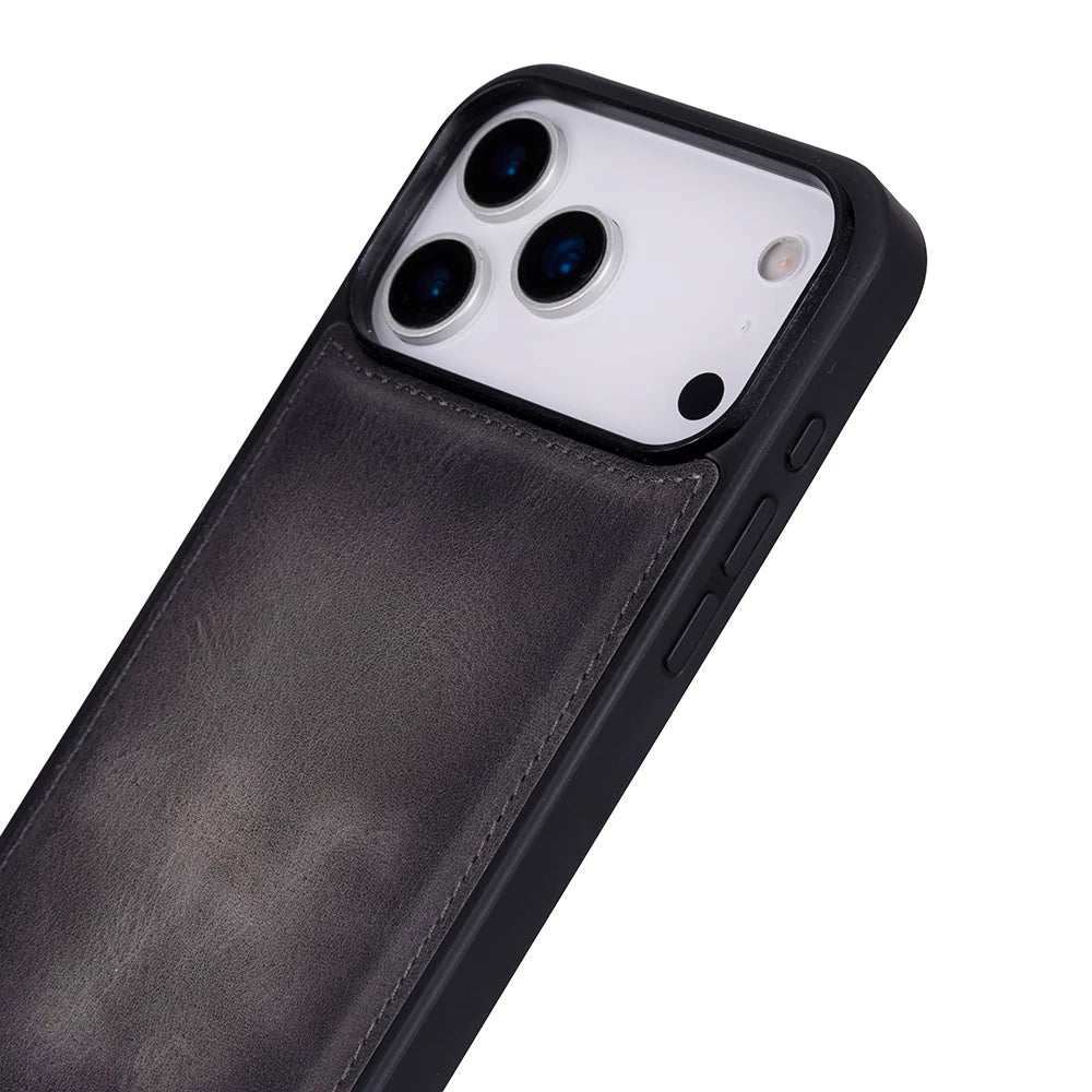 iPhone 17 Pro Hakiki Deri Kılıf - Flex