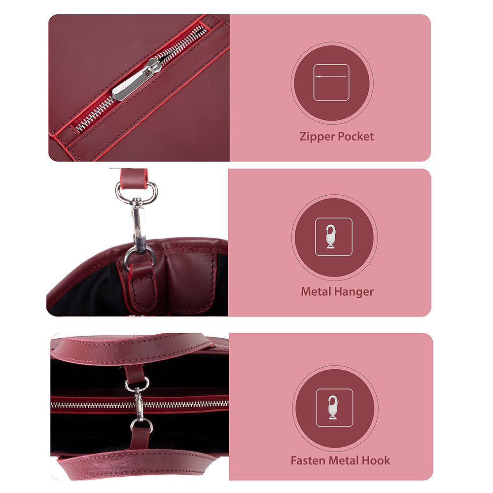 Hakiki Deri Kadın Çanta - Valetto