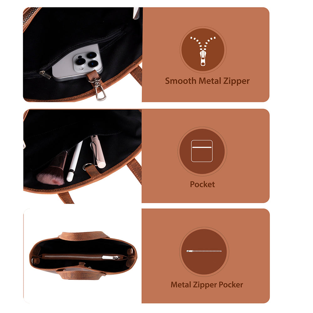 Hakiki Deri Kadın Çanta - Valetto