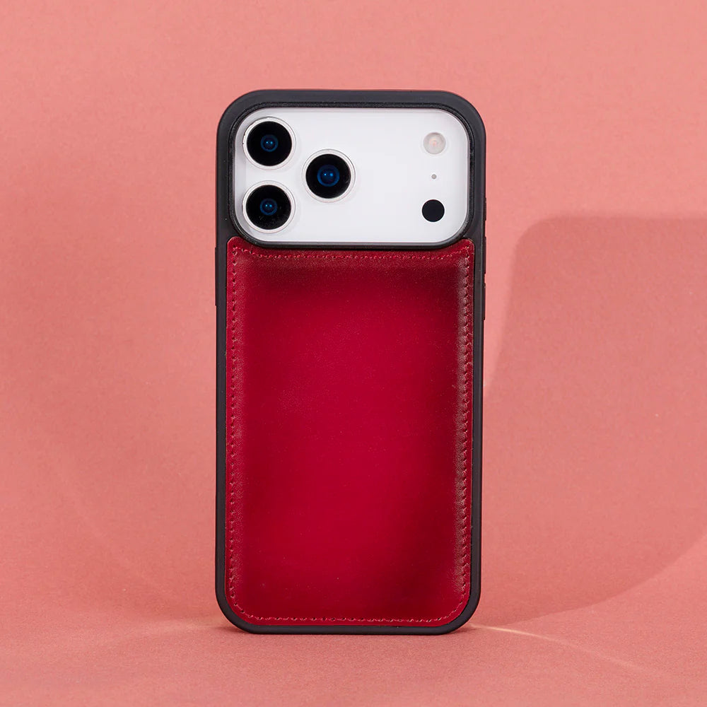 iPhone 17 Pro Hakiki Deri Kılıf - Flex