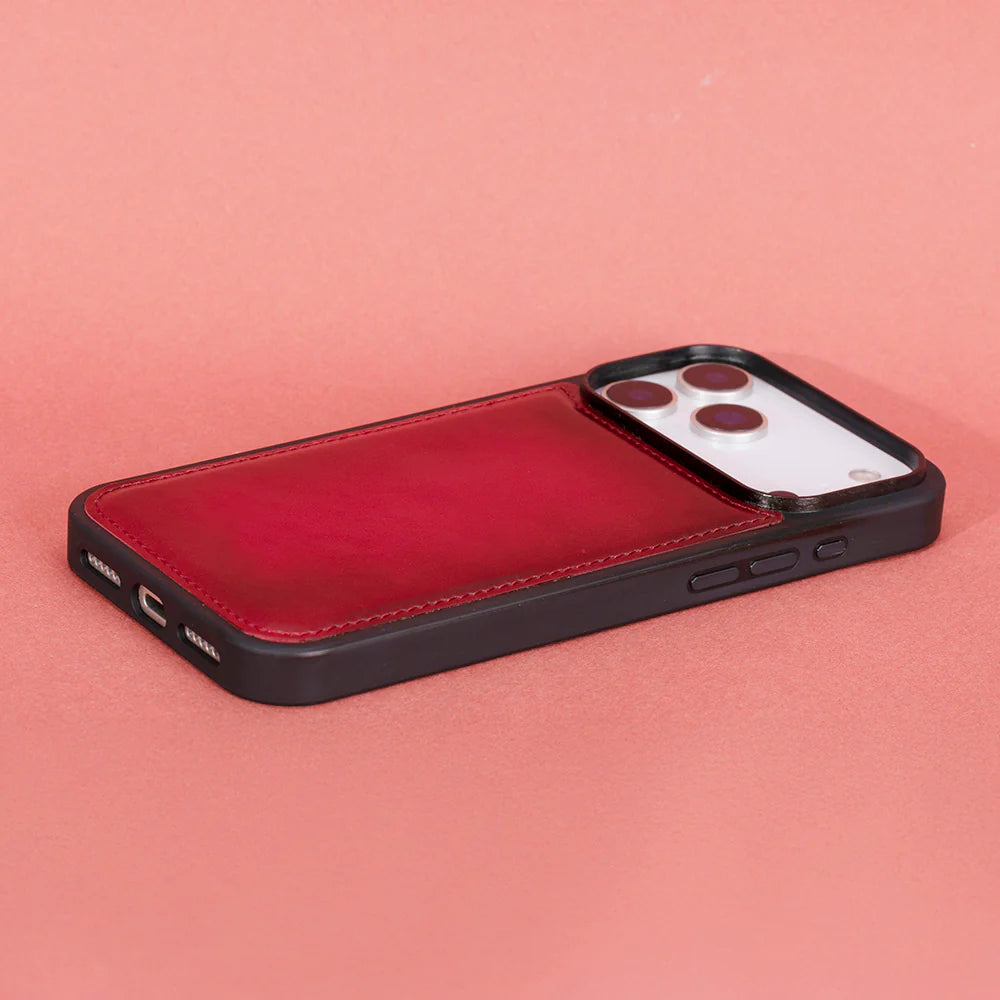 iPhone 17 Pro Hakiki Deri Kılıf - Flex