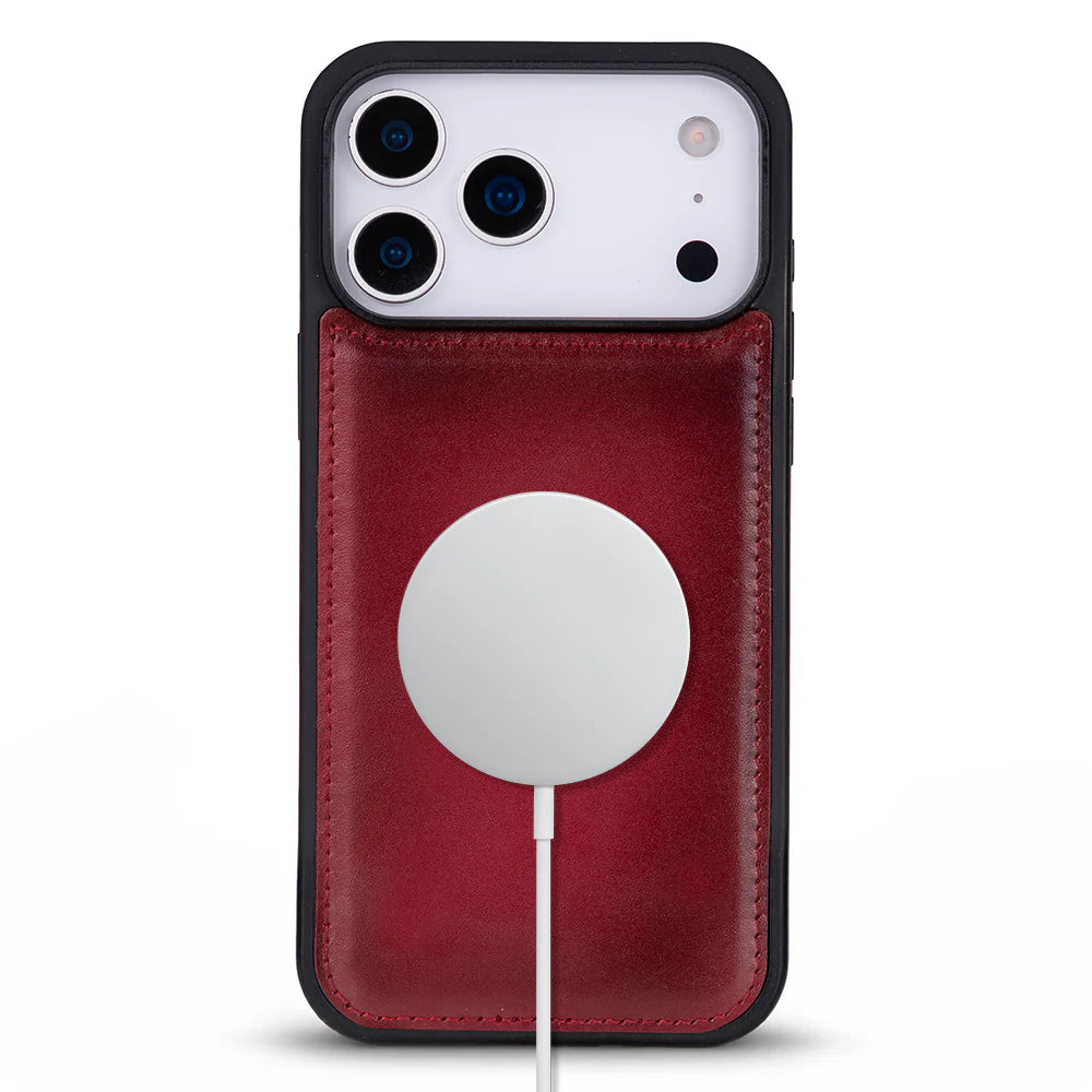 iPhone 17 Pro Hakiki Deri Kılıf - Flex