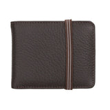 Yosef Deri Cüzdan Ve Kartlık, 8 Adet Kart Bölmesi, Dokulu Kahve