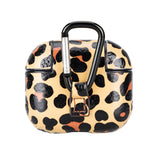 Apple AirPods 3.nesil Uyumlu Deri Kılıf Juni LEO-NE Leopar