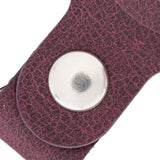 Apple AirTag Uyumlu Deri Anahtarlık, Mor