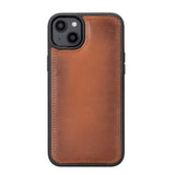 Apple iPhone 14 Plus Uyumlu Deri Cüzdanlı Kılıf MWWN RST2EF Taba