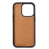 Apple iPhone 14 Pro Uyumlu Deri Cüzdanlı Kılıf MWWN G2 Kahve