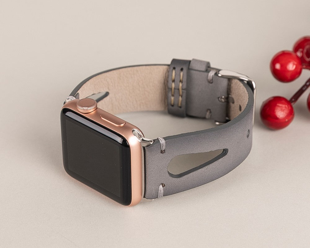 Apple Watch Uyumlu Deri Kordon BA2 RST9EF