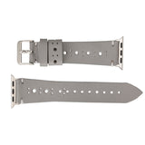 Apple Watch Uyumlu Deri Kordon BA8 RST9 Gri