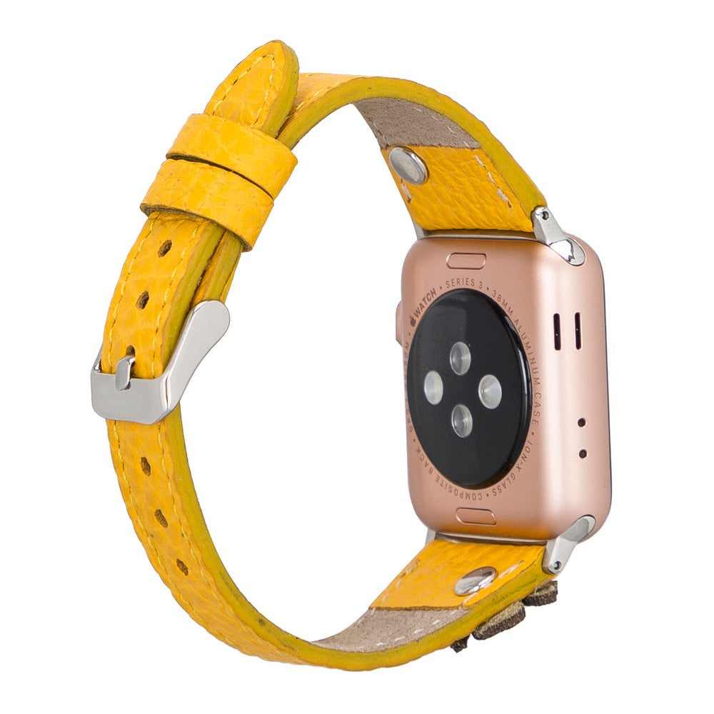 Apple Watch Uyumlu Deri Kordon Clover TR FL12