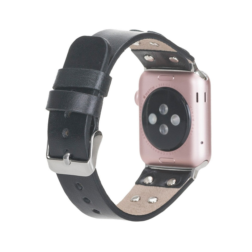 Apple Watch Uyumlu Deri Kordon Cross ST RST1