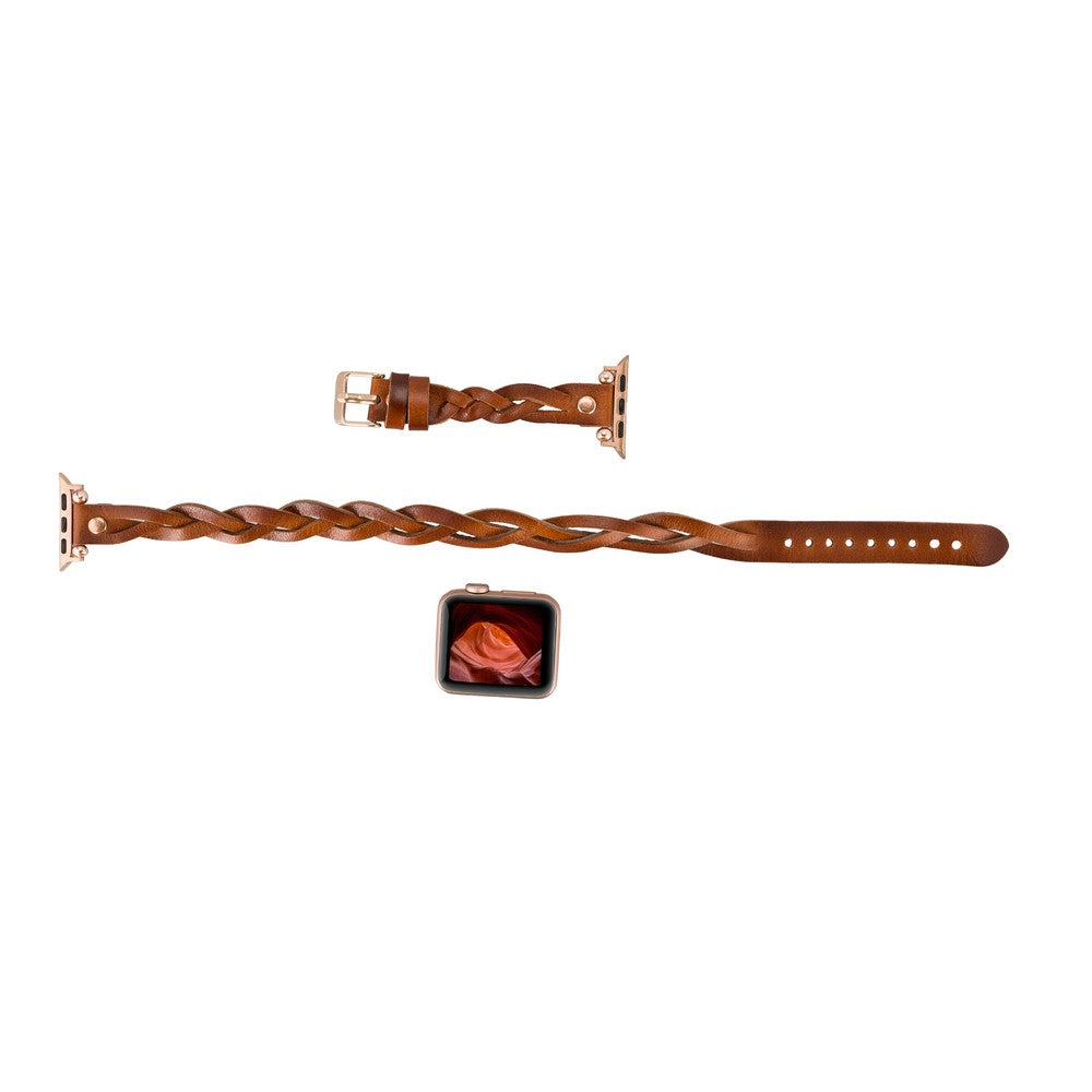 Apple Watch Uyumlu Deri Kordon DT RT RST2EF