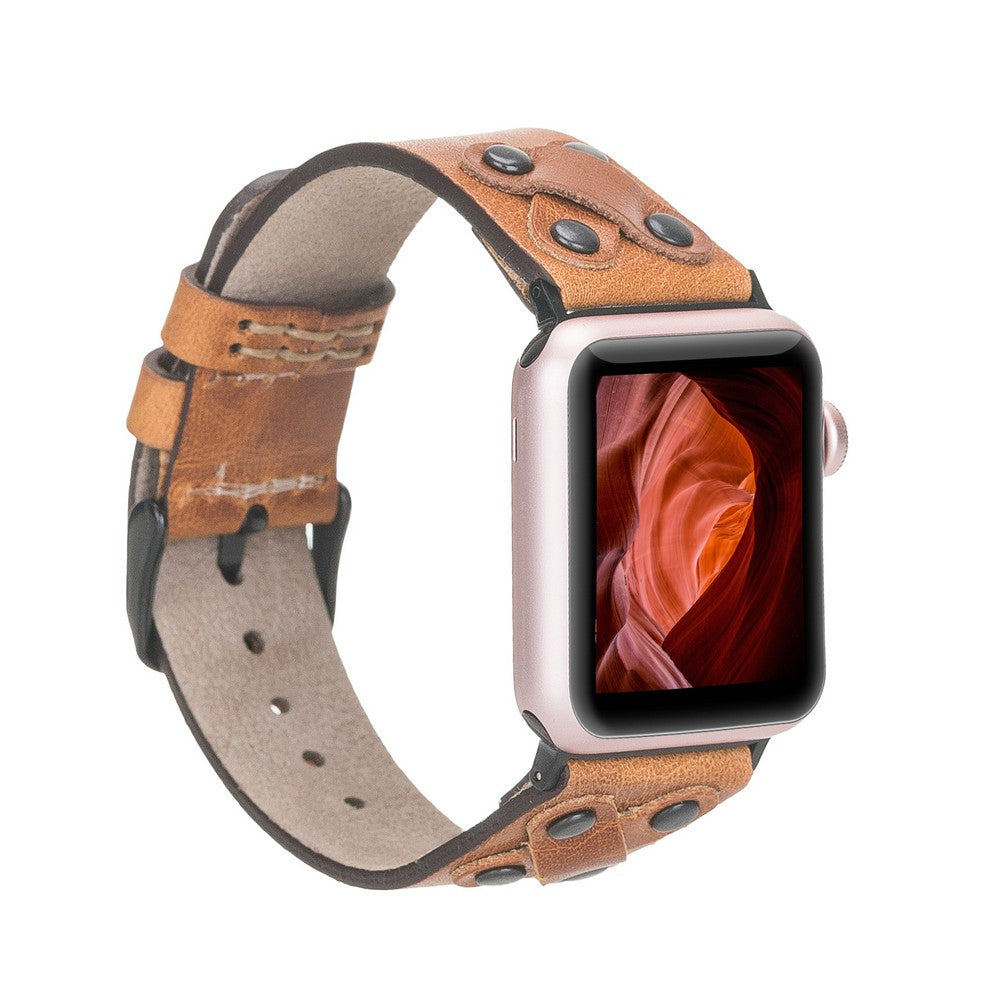 Apple Watch Uyumlu Deri Kordon Cross BT V18