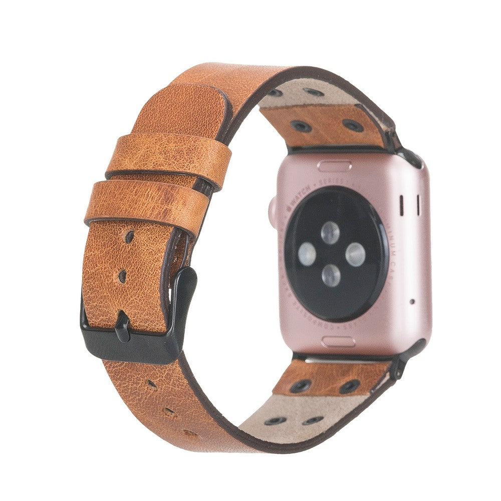 Apple Watch Uyumlu Deri Kordon Cross BT V18
