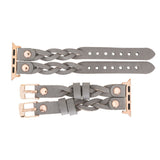 Apple Watch Uyumlu Deri Kordon York Double Tour RST9