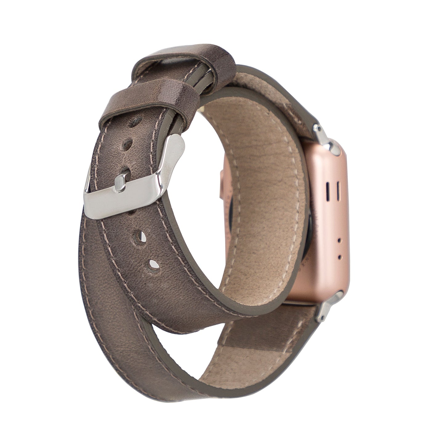 Apple Watch Uyumlu Deri Kordon 3DT V23EF