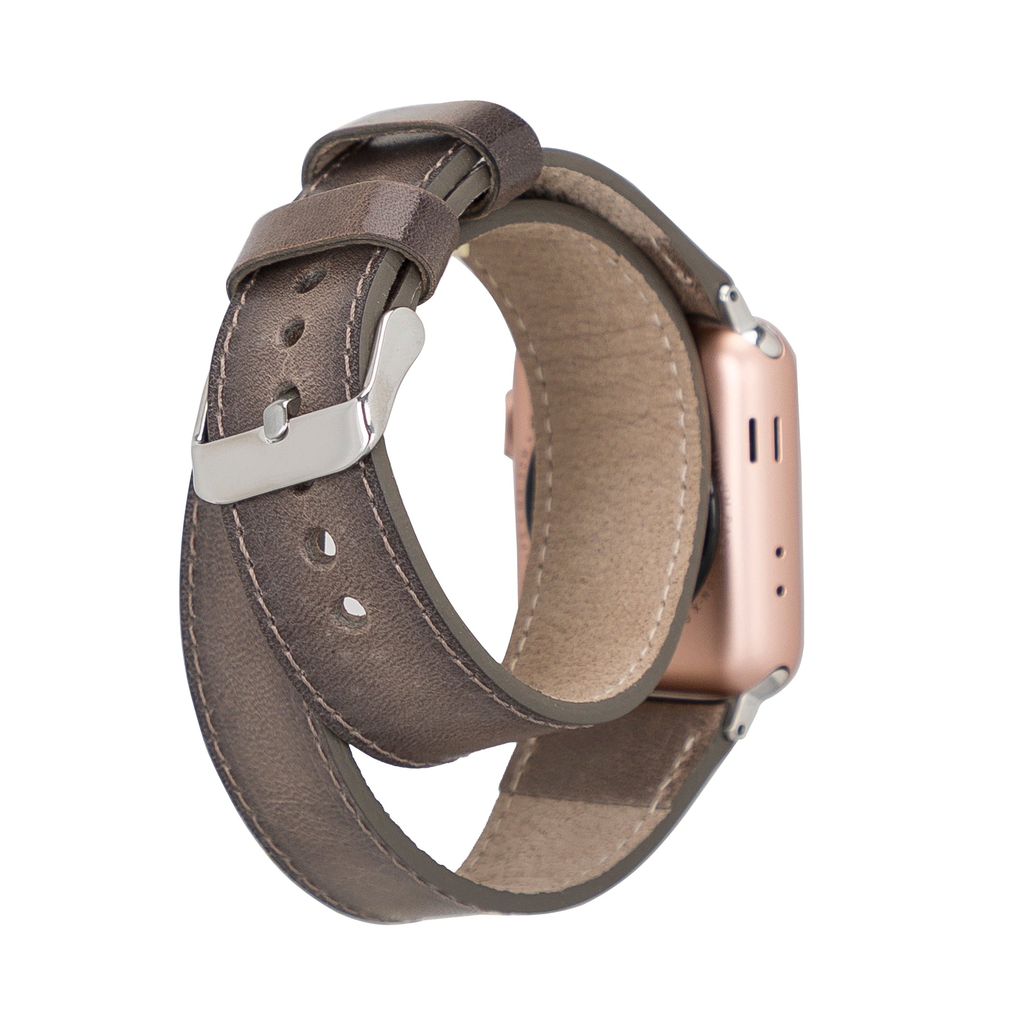 Apple Watch Uyumlu Deri Kordon 3DT V23EF