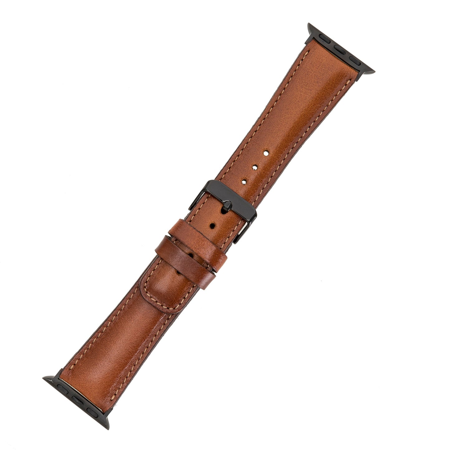 Apple Watch Uyumlu Deri Kordon RTST2EF Taba