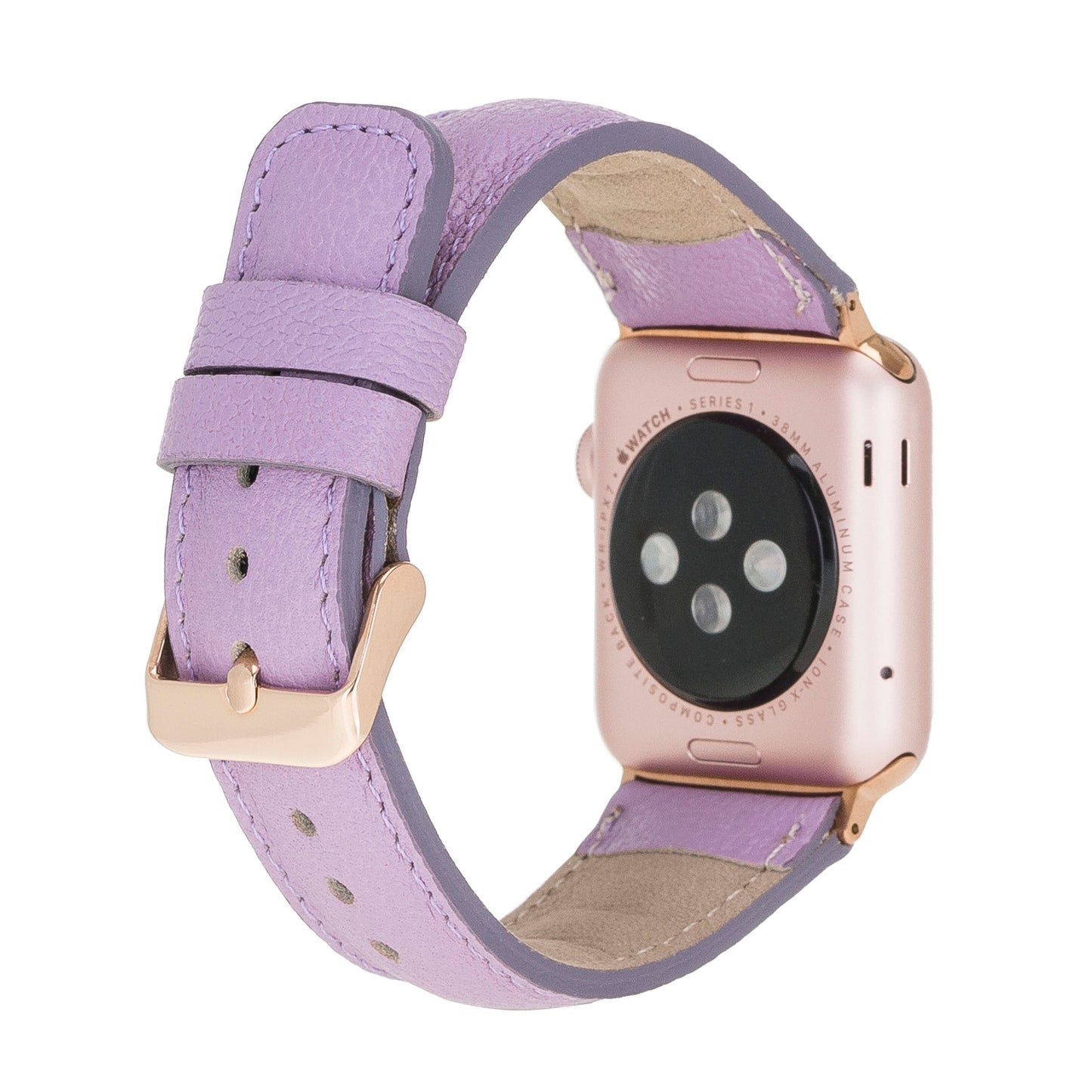 Apple Watch Uyumlu Deri Kordon CP22 Lila
