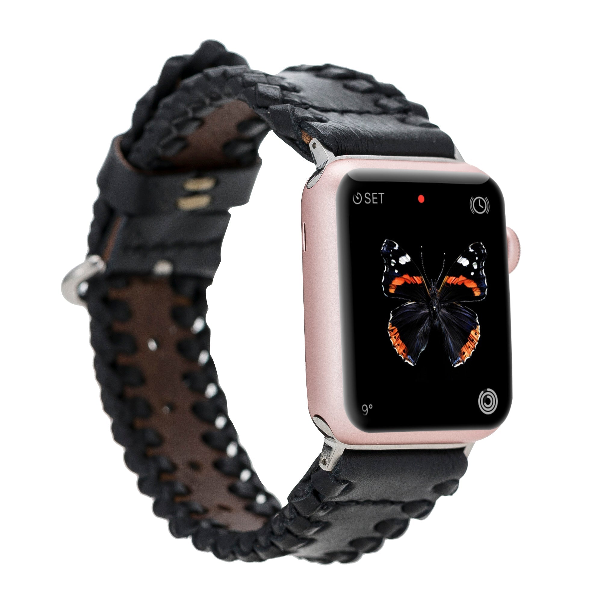 Apple Watch Uyumlu Deri Kordon SM43 RST1