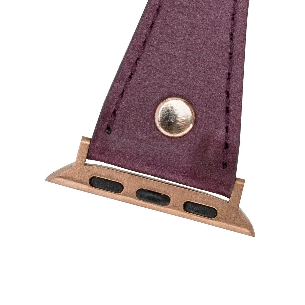 Apple Watch Uyumlu Deri Kordon DT Slim CZ7