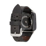 Apple Watch Uyumlu Deri Kordon, Spor, Siyah