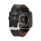 Apple Watch Uyumlu Deri Kordon, Spor, Siyah