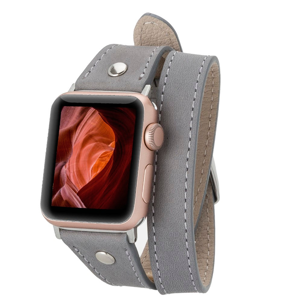 Apple Watch Uyumlu Deri Kordon Slim DT STRST9