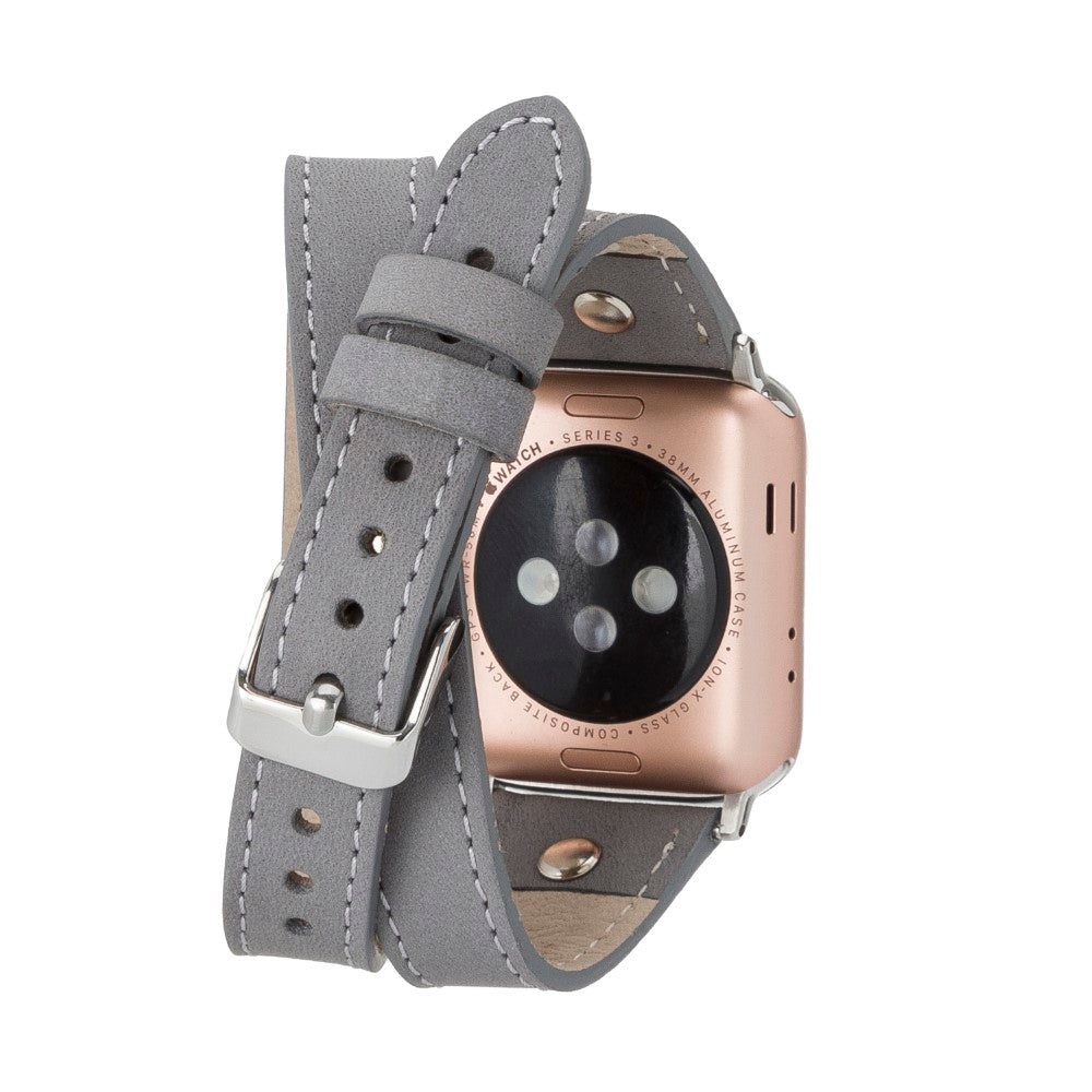 Apple Watch Uyumlu Deri Kordon Slim DT STRST9