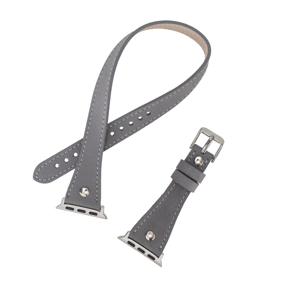 Apple Watch Uyumlu Deri Kordon Slim DT STRST9