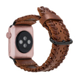Apple Watch Uyumlu Deri Kordon SM58 RST2EF