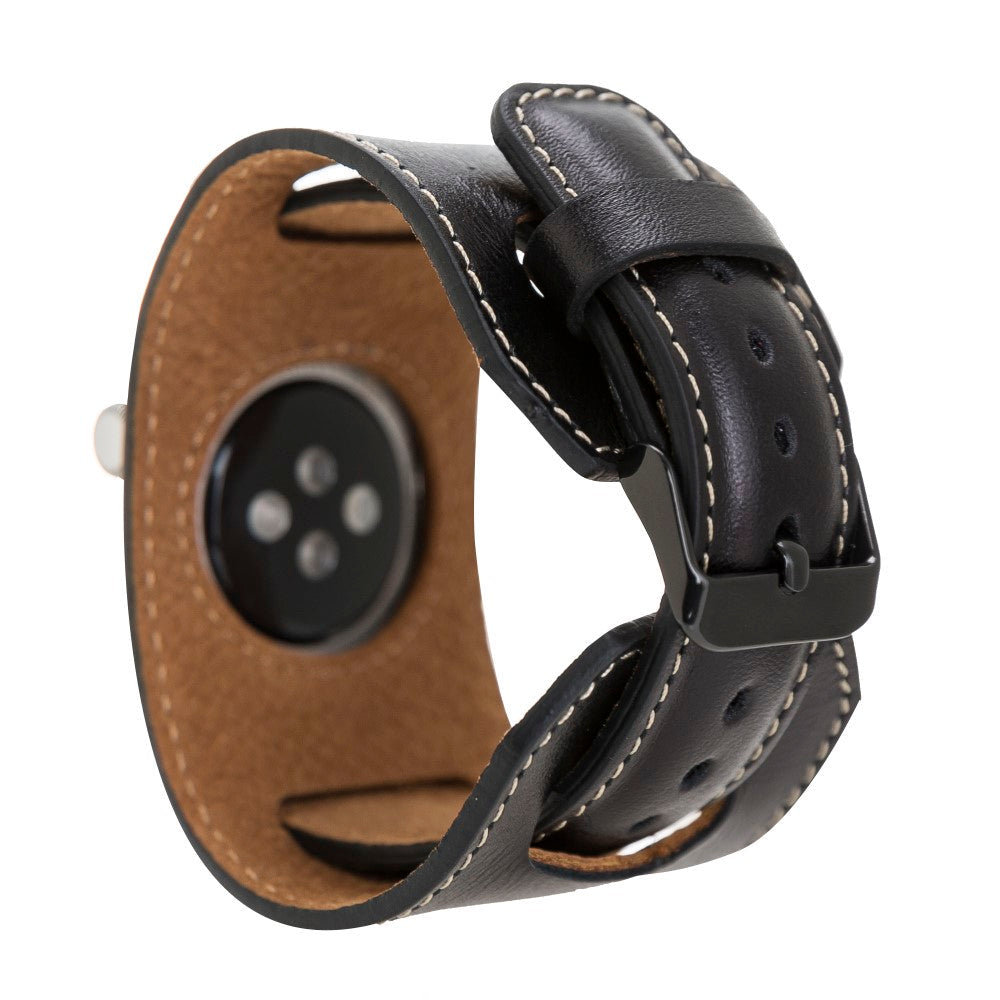 Apple Watch Uyumlu Deri Kordon Cuff RST1