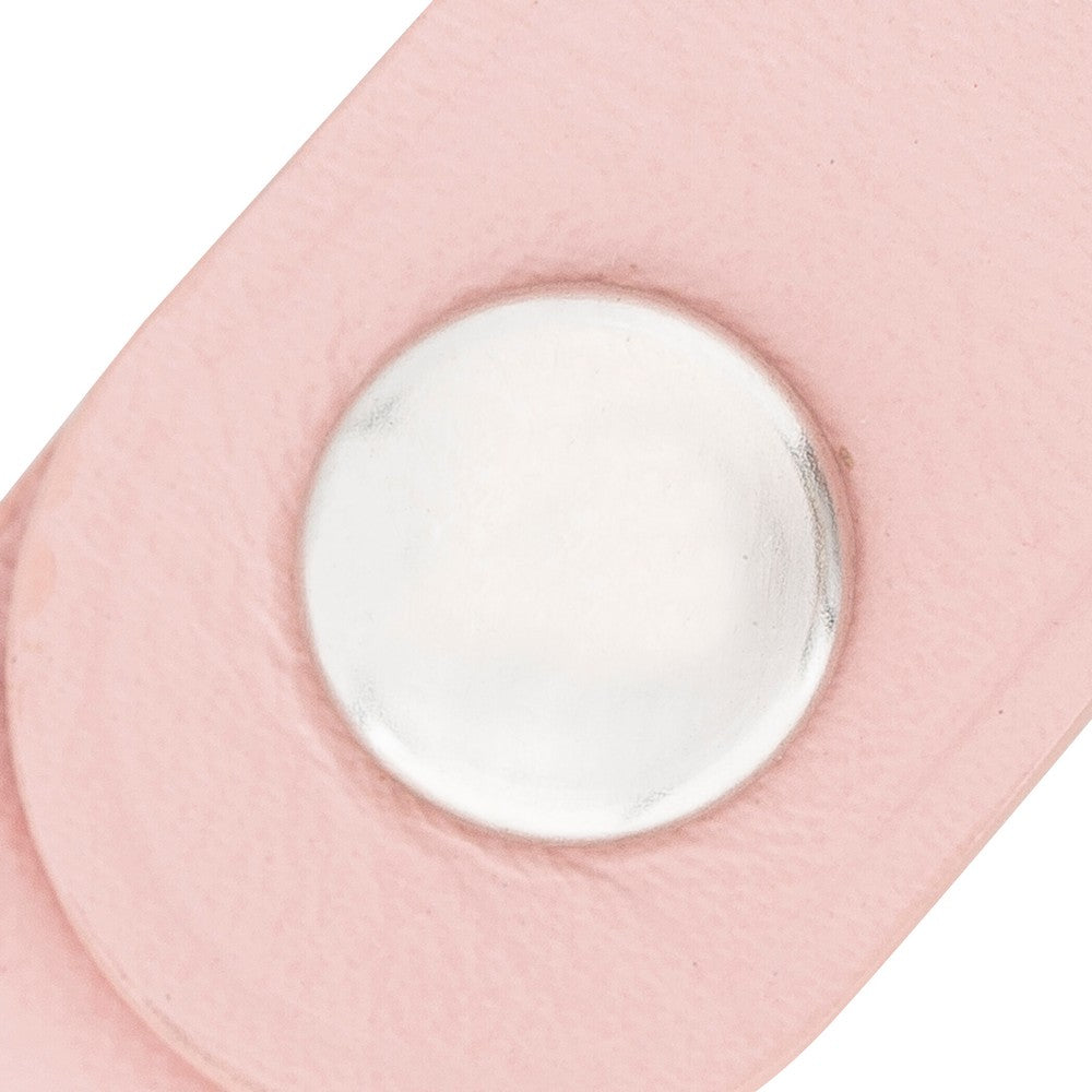 Apple AirTag Uyumlu Deri Anahtarlık Arta NU2 Pembe