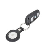 Apple AirTag Uyumlu Deri Anahtarlık Arta RST1 Siyah