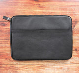 Awe 16 inç MacBook ve PC Uyumlu Deri Kılıf Dokulu Siyah